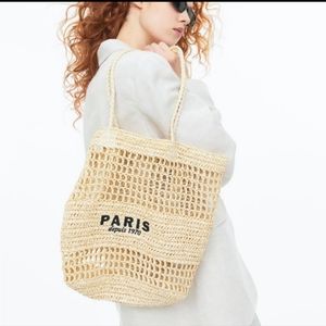 H&M Paris Straw bag